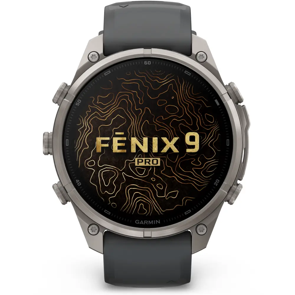 Garmin fenix 9 Pro inReach 47 mm Titan Graphit/Schwarz
