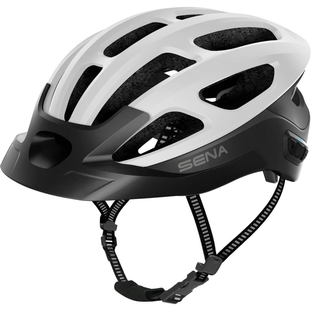 Sena R1 Evo Fahrradhelm mit Mesh Intercom Matte White/Weiss bei CardioZone günstig online kaufen