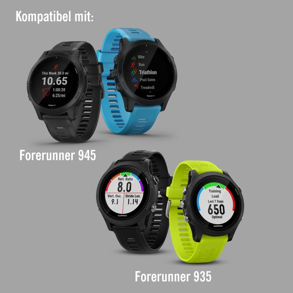 Garmin Forerunner 945 Schnellwechsel Uhrenarmband Blau / Schnalle in Schiefergrau ibei CardioZone günstig online kaufen
