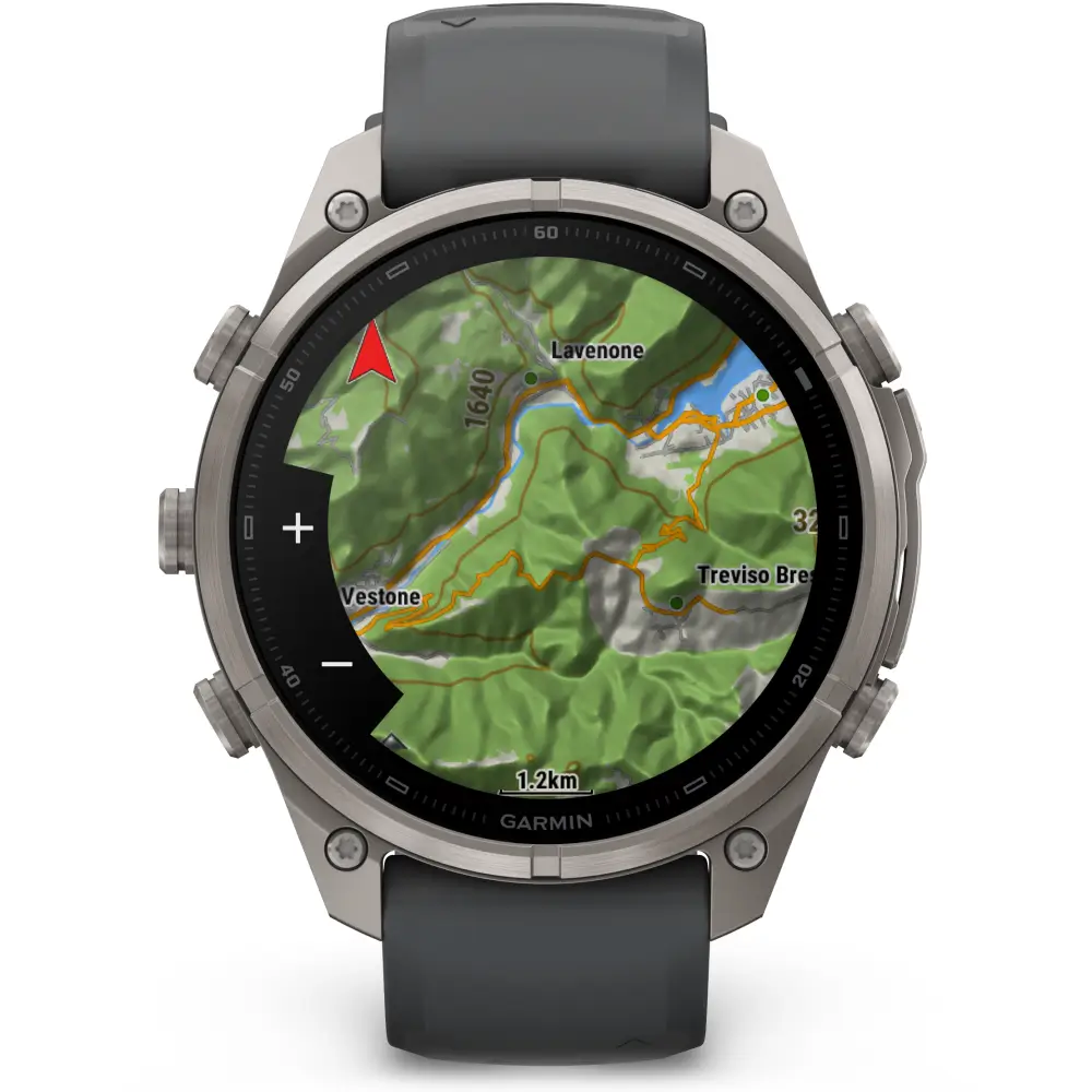 Garmin fenix 9 Pro inReach 47 mm Titan Graphit/Schwarz