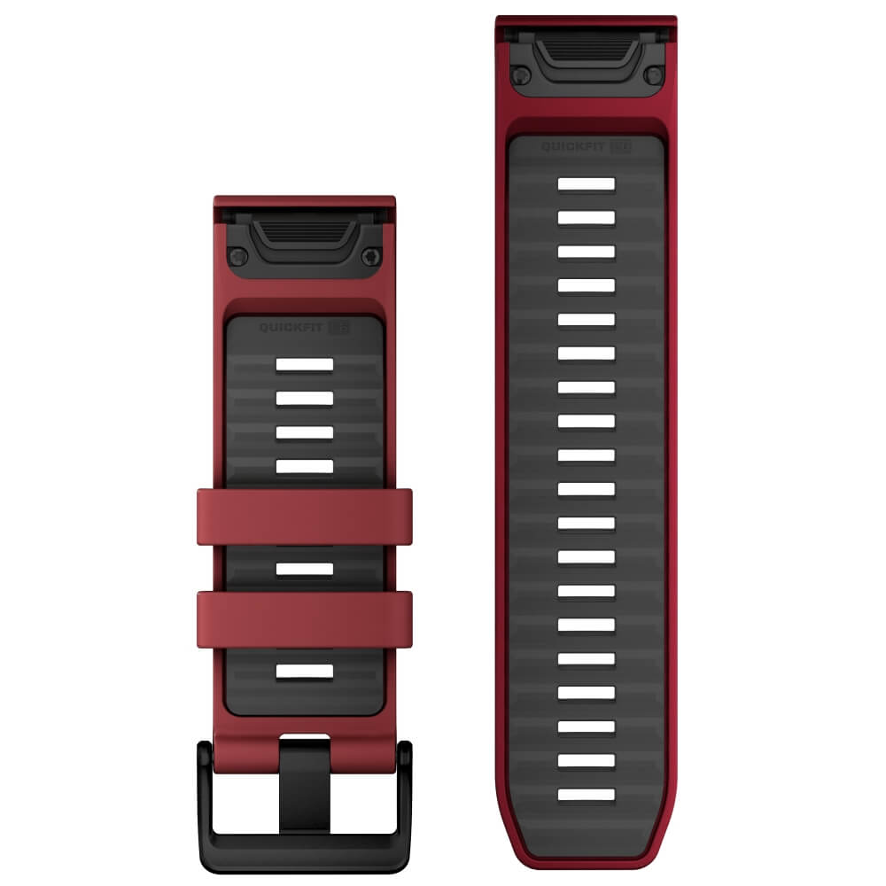 Garmin Quickfit Silikon Armband 26mm Marsala-Graphit fenix 8 51mm u.a. bei CardioZone günstig online kaufen