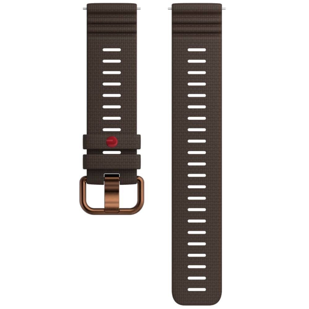 POLAR 22mm Silikon Wechselarmband Braun/Kupfer S-L Grit X2 u.a. bei CardioZone online kaufen