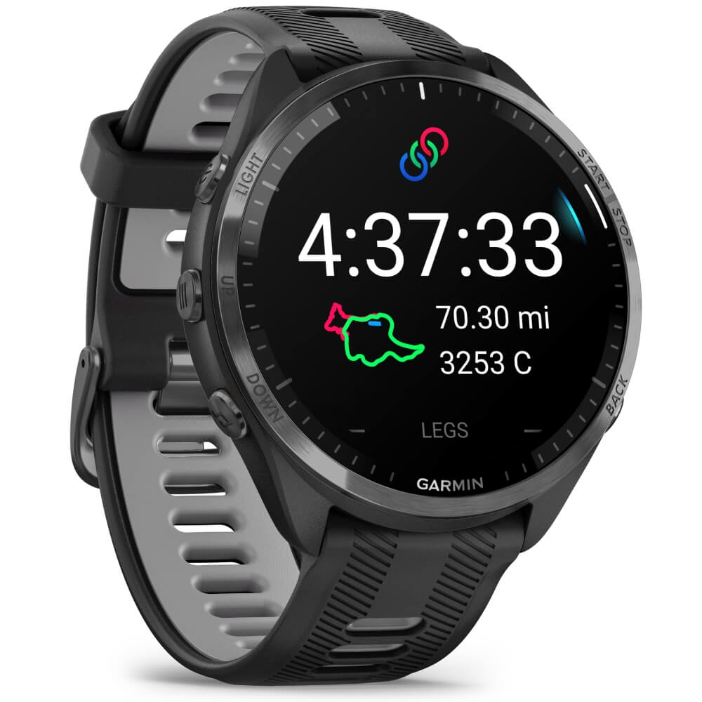 Garmin Forerunner 965 Schwarz/Carbongrau DLC Titan - Schwarz bei CardioZone günstig online kaufen