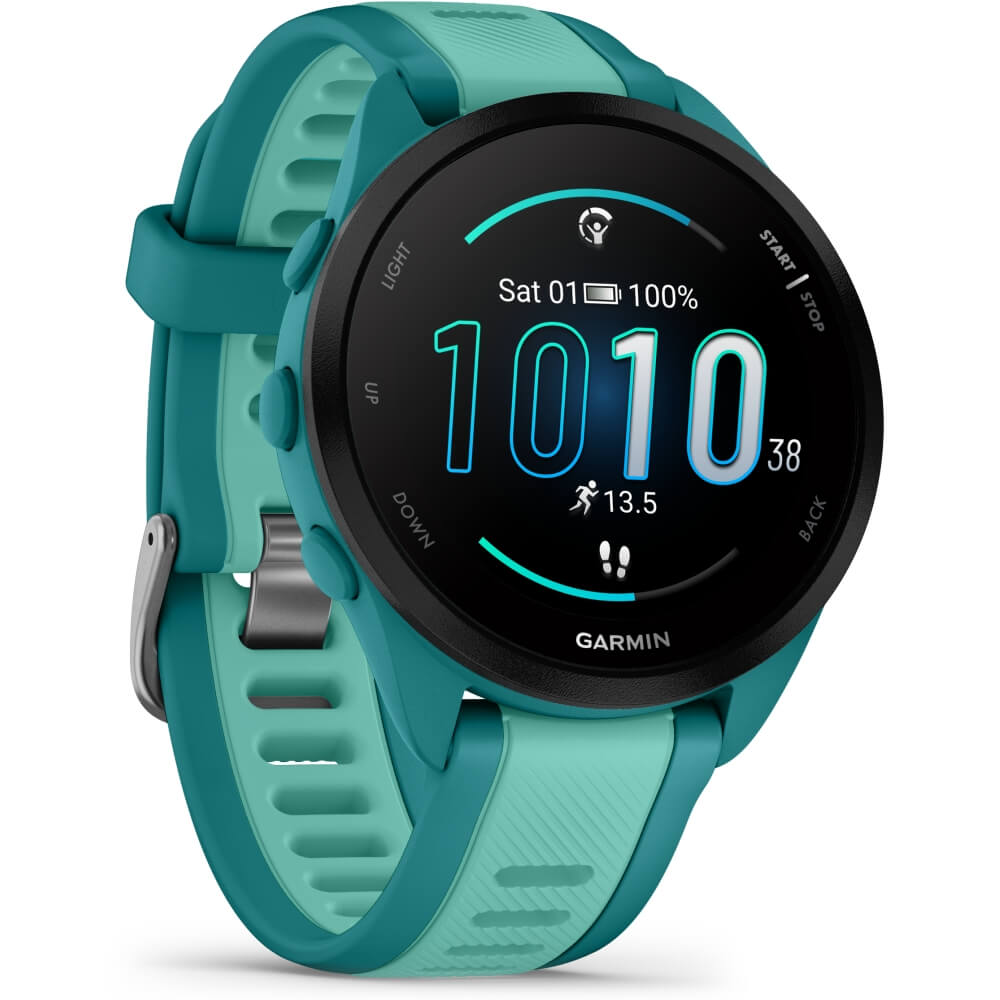 Garmin Forerunner 165 Music Türkis/Aqua smarte Laufuhr bei CardioZone günstig online kaufen