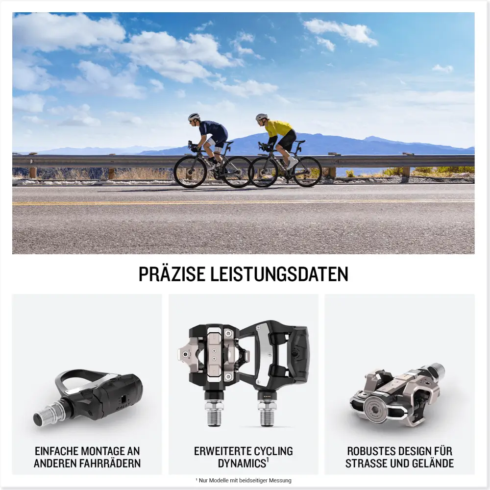Garmin Rally RK110 Leistungsmesser mit einem Sensor - Look Keo