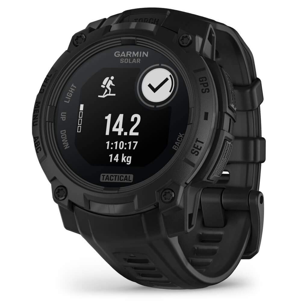 Garmin Instinct 3 Tactical SOLAR 45 mm Schwarz Outdoor Smartwatch bei CardioZone günstig online kaufen