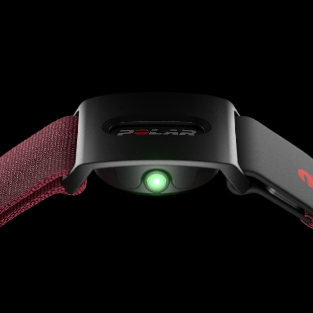 POLAR Verity Sense Dunkelrot optischer Puls-Sensor für jeden Sport bei CardioZone günstig online kaufen