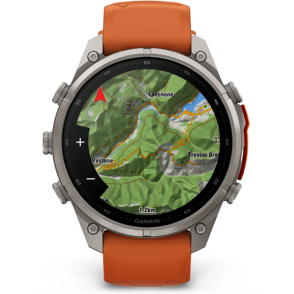 Garmin fenix 9 Pro inReach 47 mm Titan Autumn Orange/Spark Orange