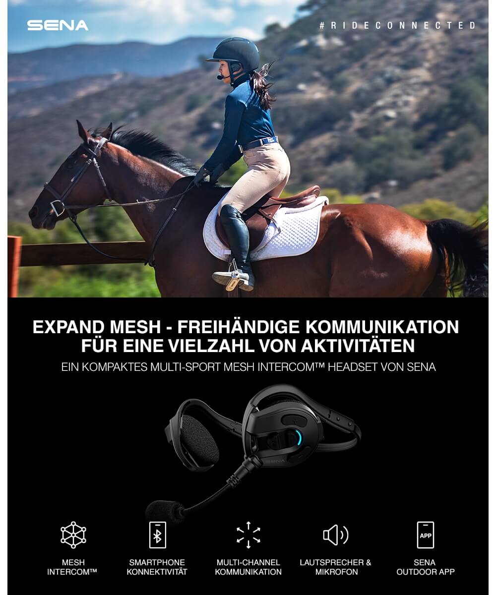 Sena Expand Mesh Multi-Sport Intercom Headset bei CardioZone günstig online kaufen