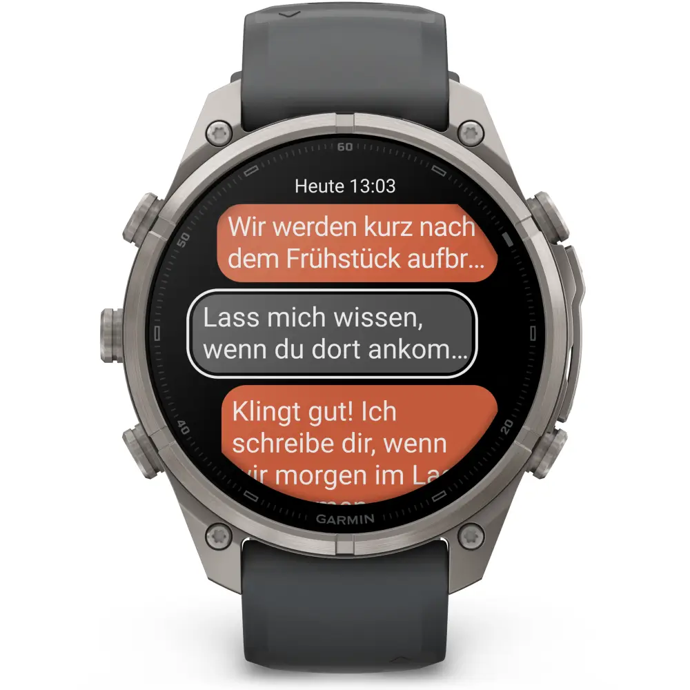 Garmin fenix 9 Pro inReach 47 mm Titan Graphit/Schwarz