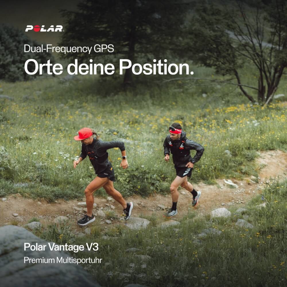 POLAR Vantage V3 Black Bundle Hook&Loop Nylon Klettarmband Orange bei CardioZone günstig online kaufen