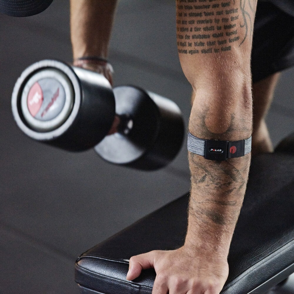 POLAR Verity Sense Dunkelrot optischer Puls-Sensor für jeden Sport bei CardioZone günstig online kaufen