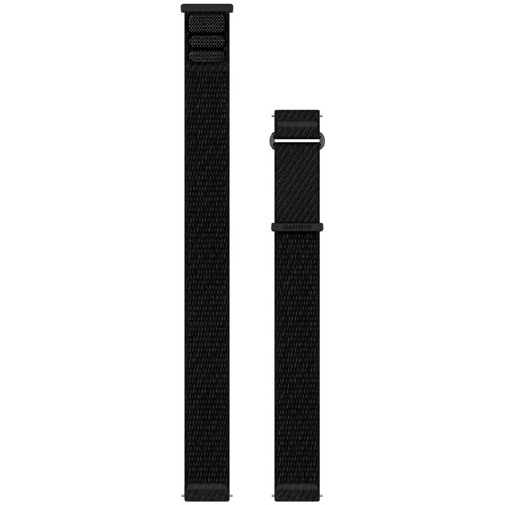 Garmin Schnellwechsel-Armband 20mm Nylon Schwarz/Schiefergrau ComfortFit