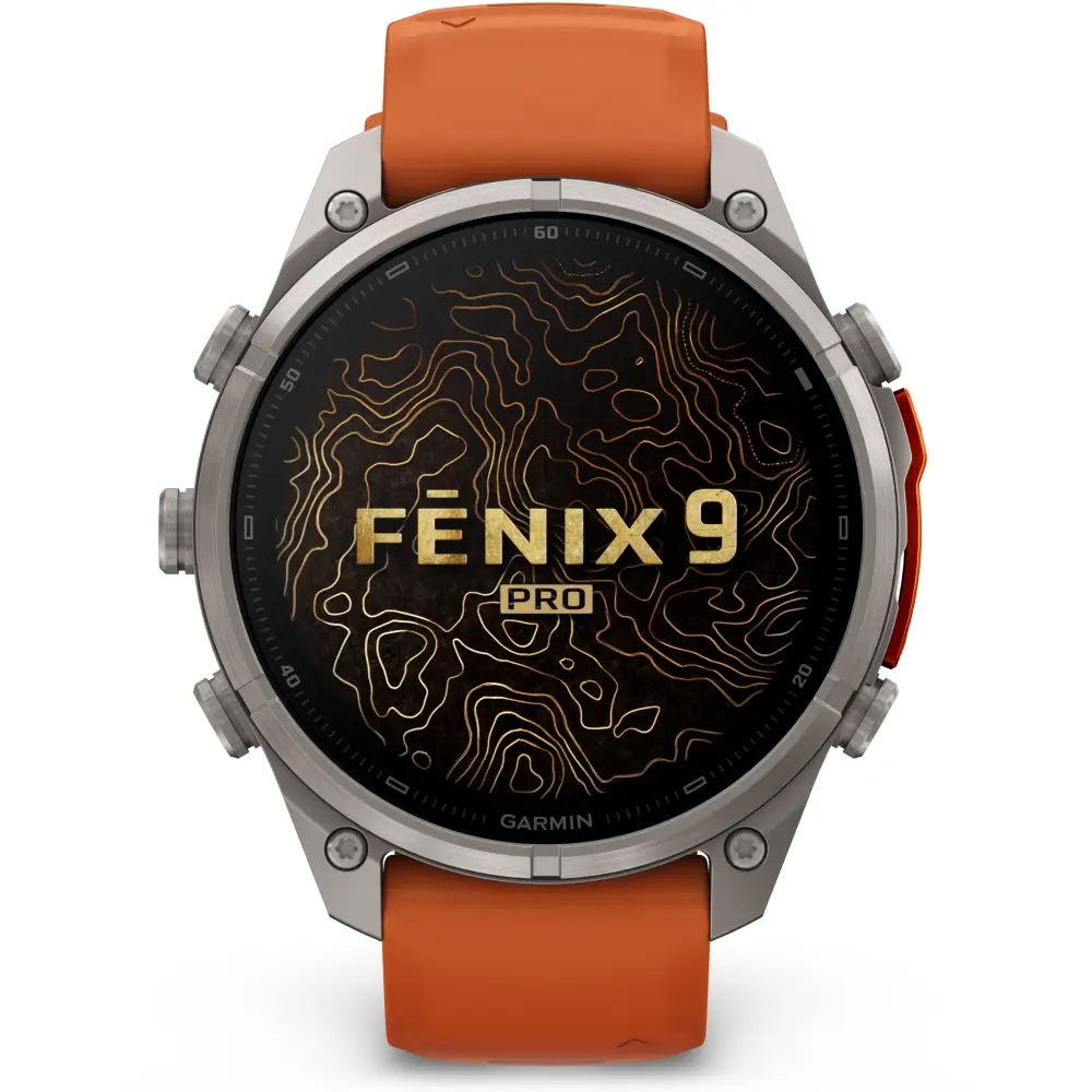 Garmin fenix 9 Pro inReach 47 mm Titan Autumn Orange/Spark Orange