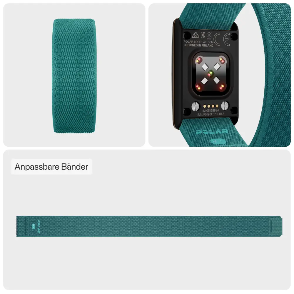 Polar Loop SoftWeave Wechselarmband – Nordic Teal
