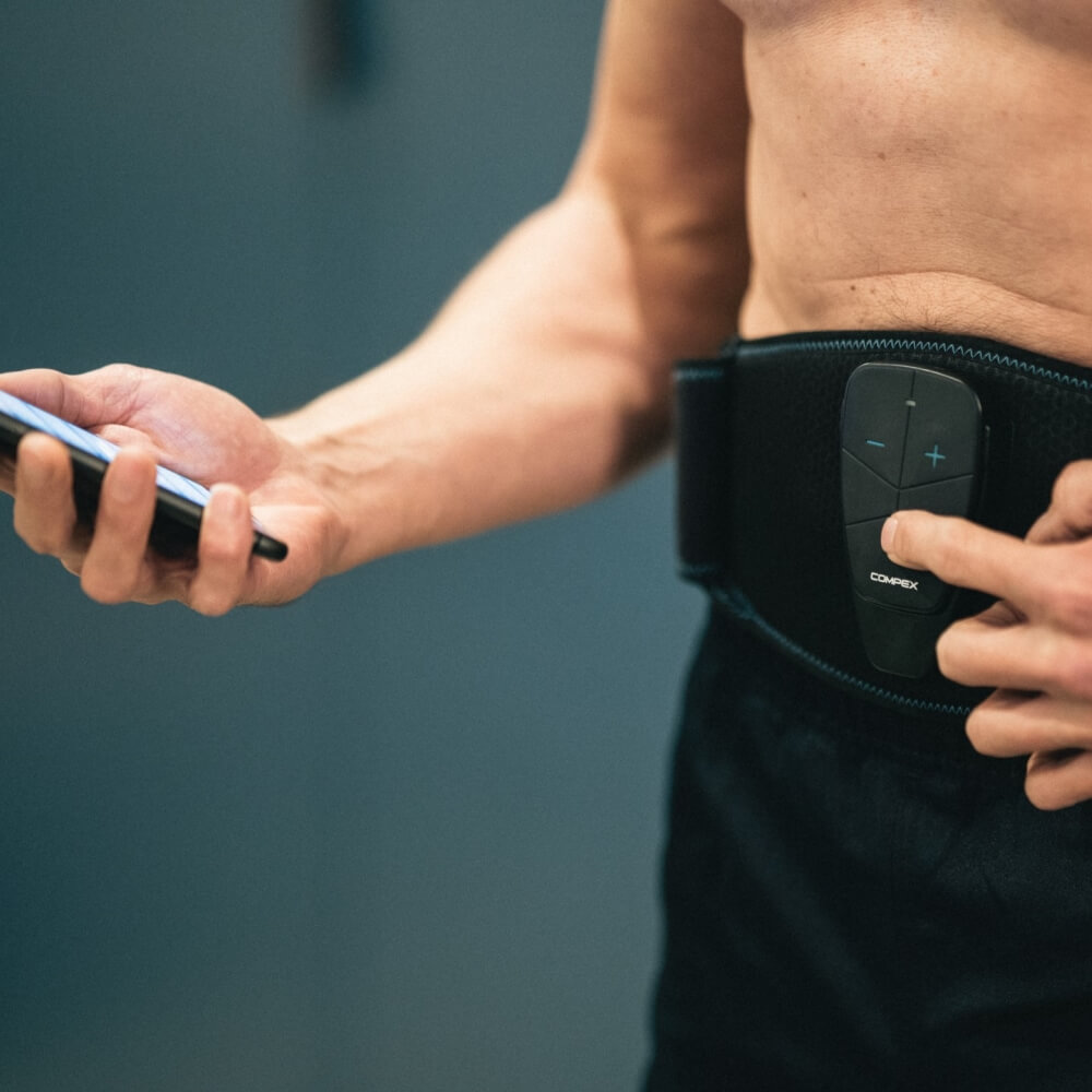 Compex Corebelt 5.0 Bauch und Rückentrainer Set bei CardioZone günstig online kaufen