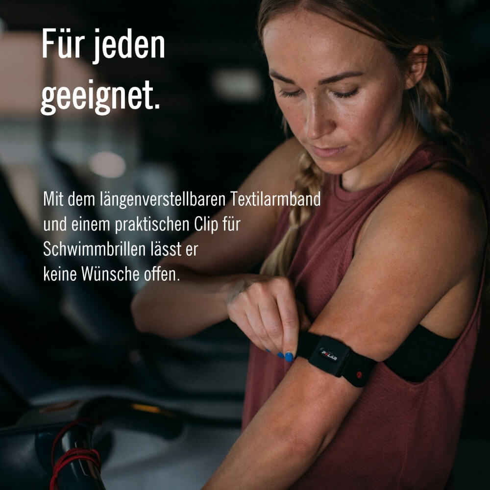 POLAR Verity Sense Dunkelrot optischer Puls-Sensor für jeden Sport bei CardioZone günstig online kaufen
