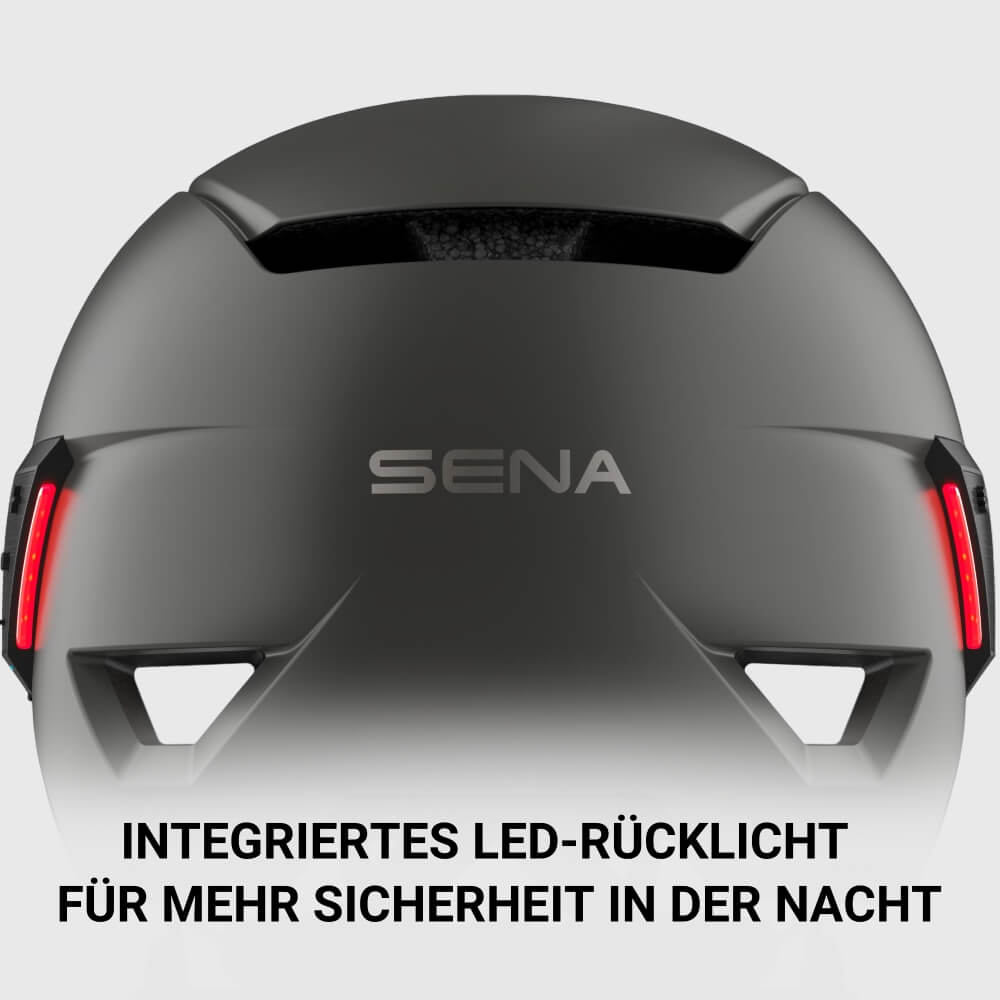 Sena U1 Smarter E-Bike Fahrradhelm Matt-Grau mit Mesh Interkom 800m Reichweite bei CardioZone günstig online kaufen