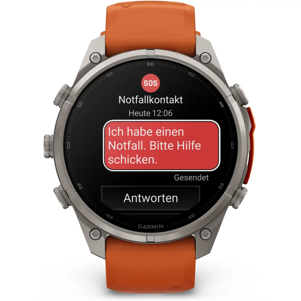 Garmin fenix 9 Pro inReach 47 mm Titan Autumn Orange/Spark Orange