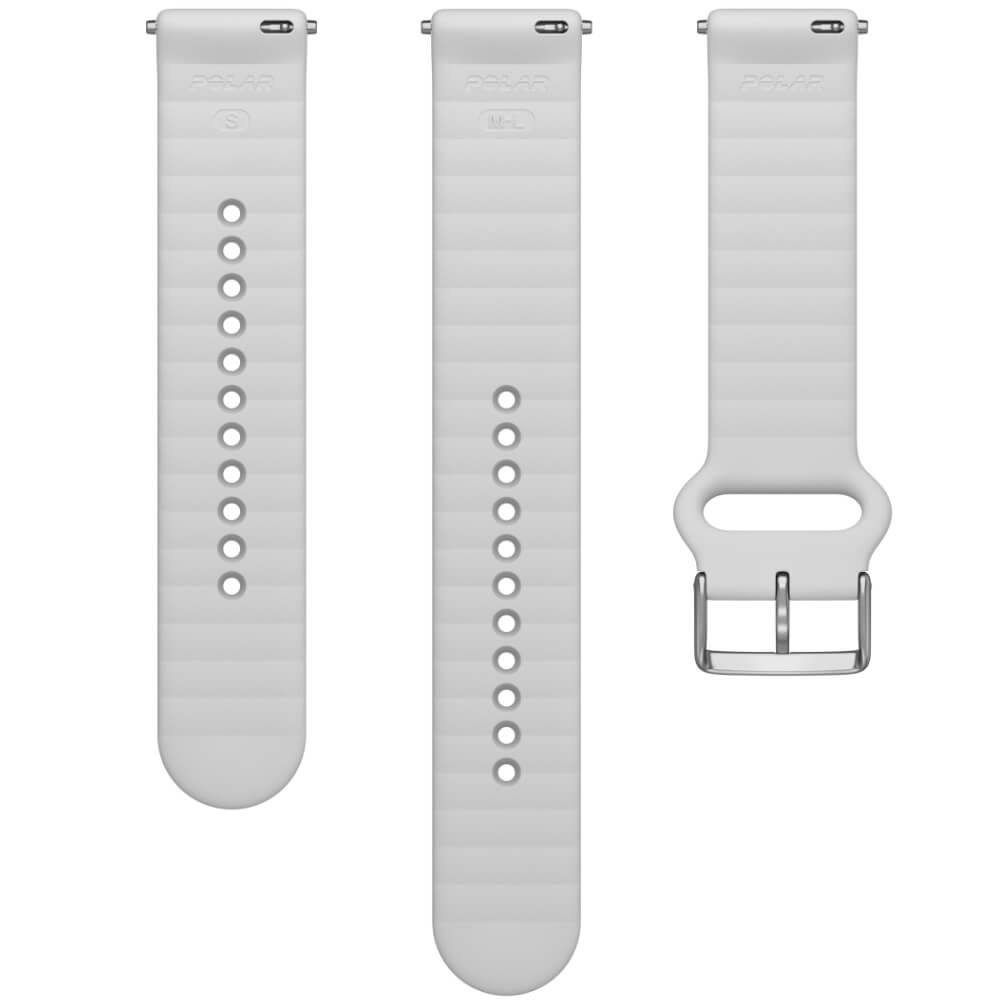 POLAR Armband 20mm Silkon Weiss S-L bei CardioZone günstig online kaufen