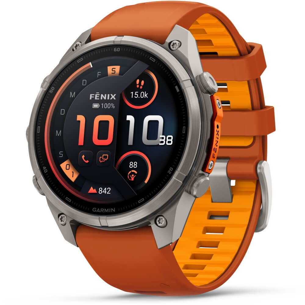 Garmin fenix 9 Pro inReach 47 mm Titan Autumn Orange/Spark Orange