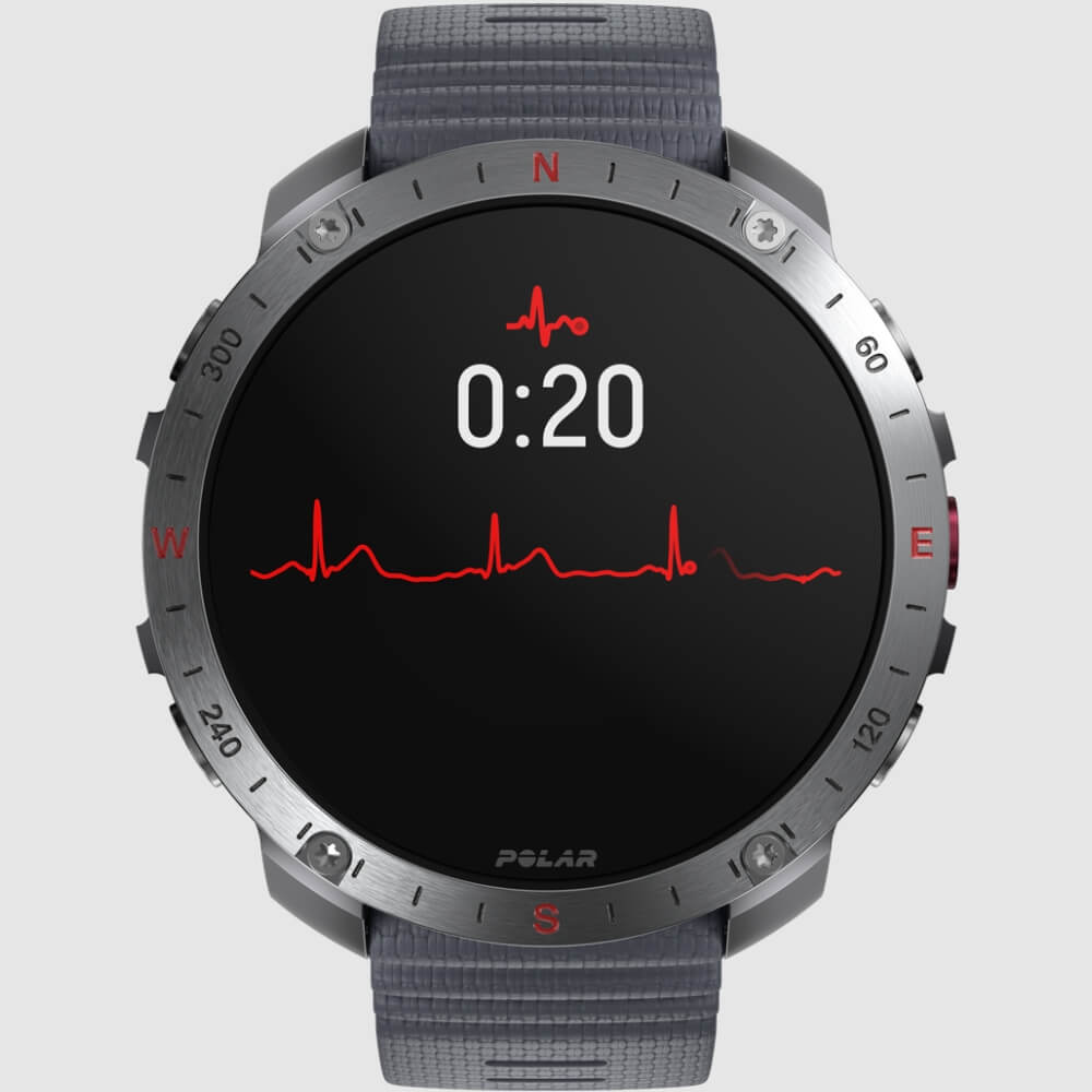 POLAR Grit X2 Pro Outdoor Multisportuhr Silber-Grau S-L bei CardioZone günstig online kaufen
