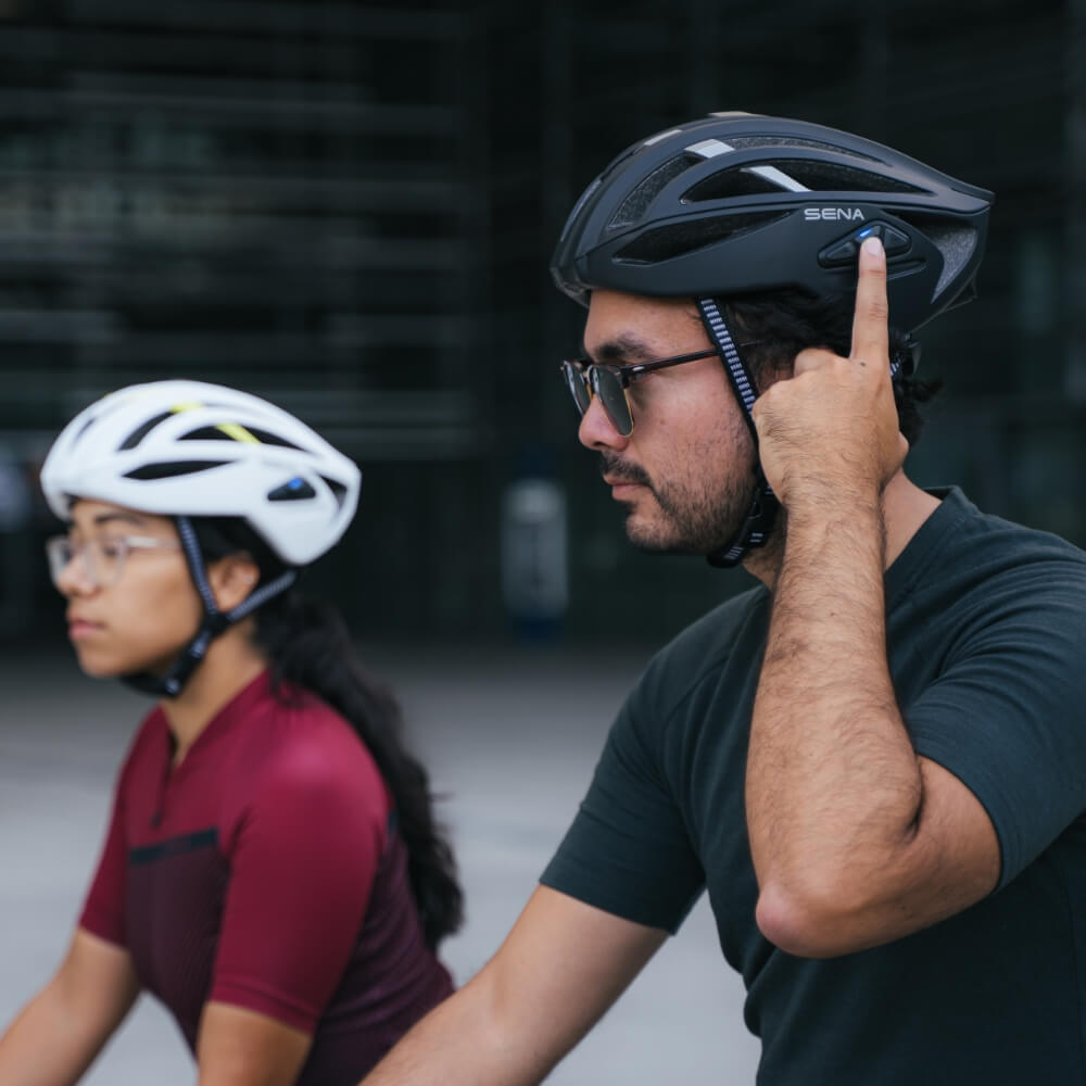 Sena R2 Smart Cycling Fahrradhelm in Matt Weiss mit Bluetooth Interkom bei CardioZone günstig online kaufen