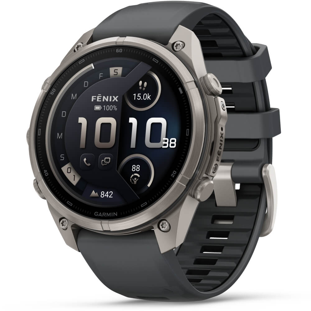 Garmin fenix 9 Pro inReach 47 mm Titan Graphit/Schwarz