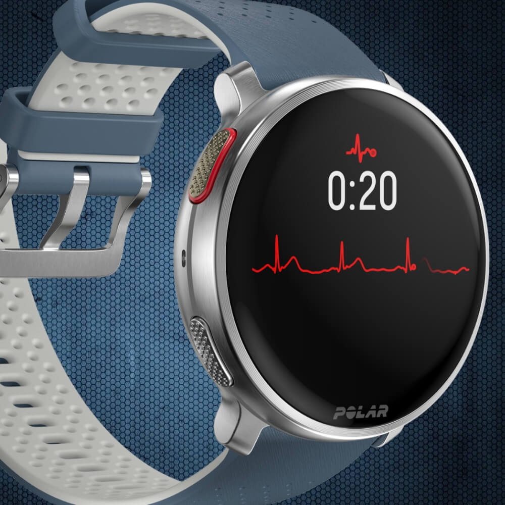 POLAR Vantage V3 Sky Blue Premium Multisport Uhr Gr. S-L bei CardioZone günstig online kaufen