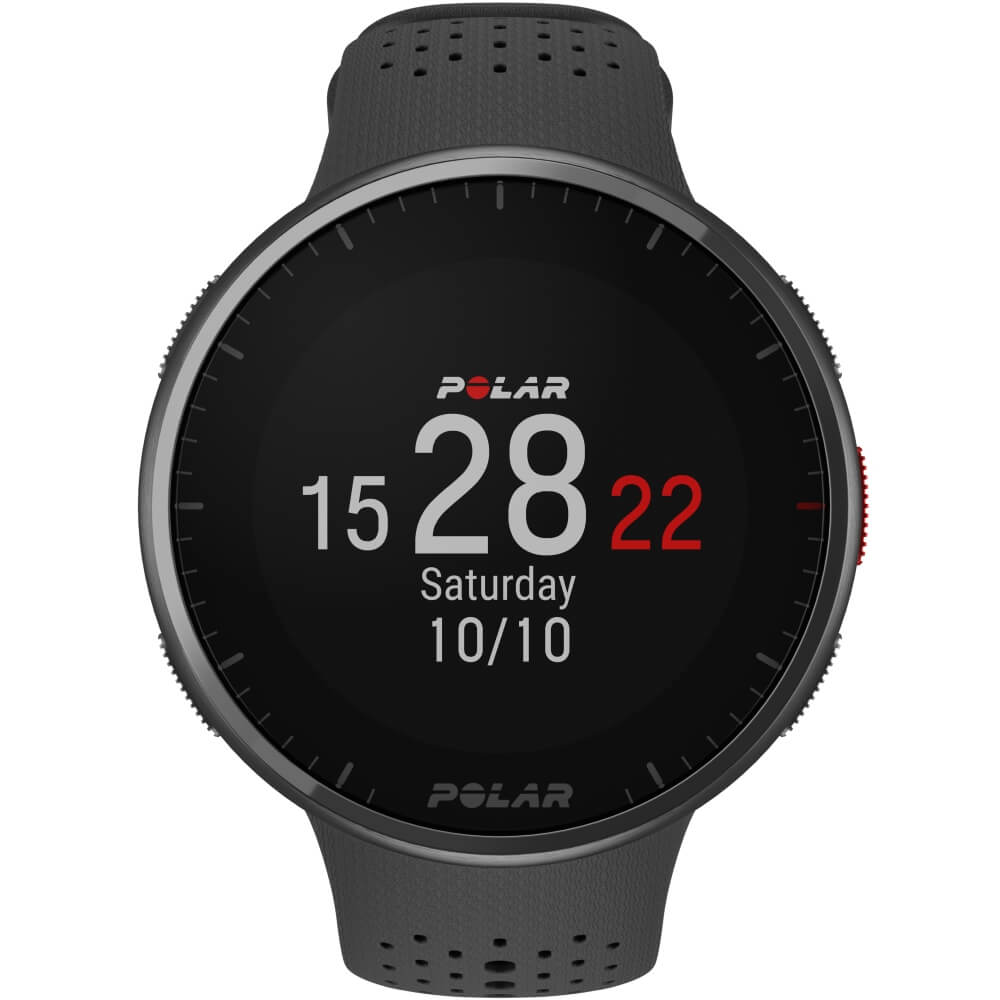 Polar Pacer Pro Schwarz-Grau GPS Laufuhr Gr. S-L bei CardioZone entdecken und günstig online kaufen