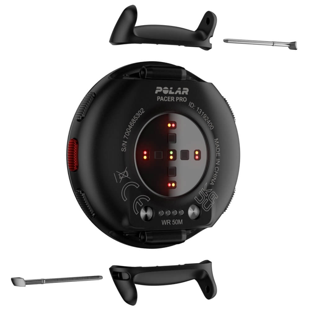 Polar Pacer Pro Schwarz-Grau GPS Laufuhr Gr. S-L bei CardioZone entdecken und günstig online kaufen