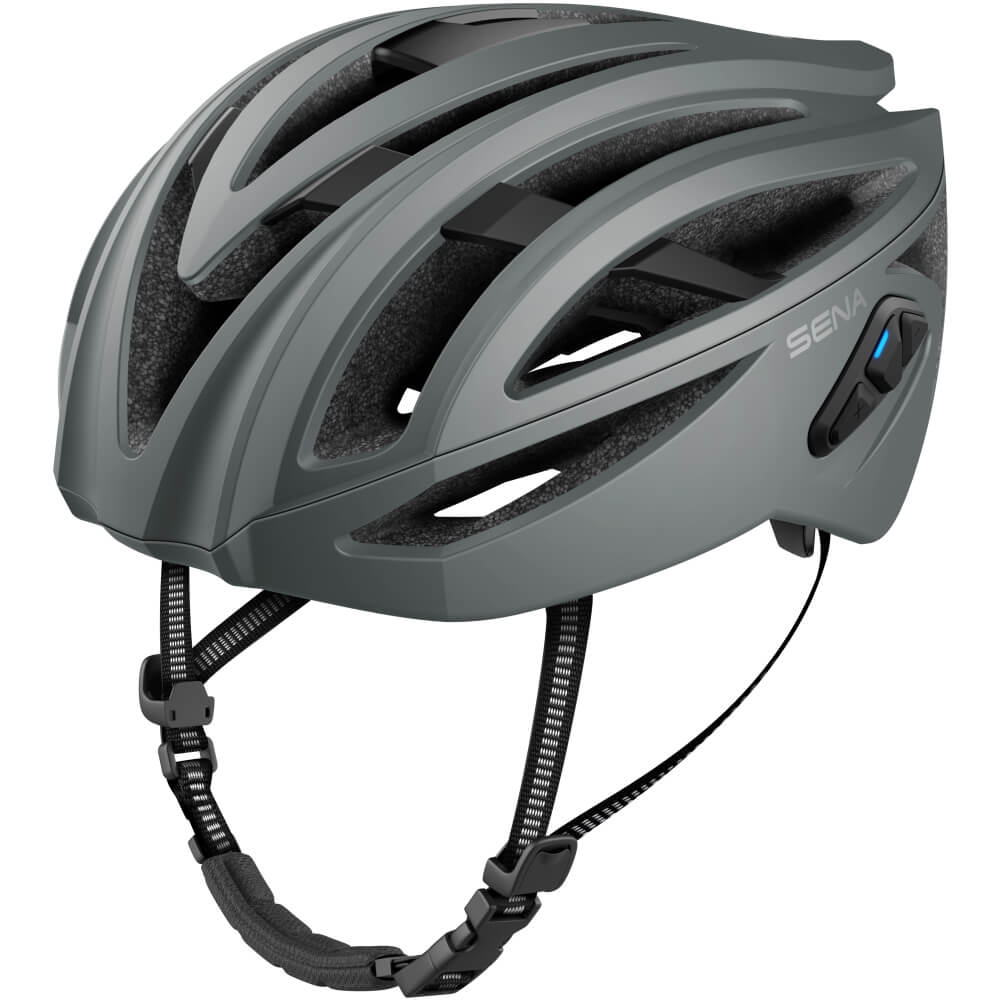 Sena R2 EVO Smart Cycling Fahrradhelm in Matt Grau mit Mesh Interkom bei CardioZone günstig online kaufen