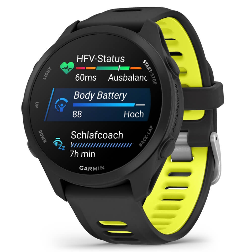 Garmin Forerunner 170 Schwarz Smarte GPS Laufuhr