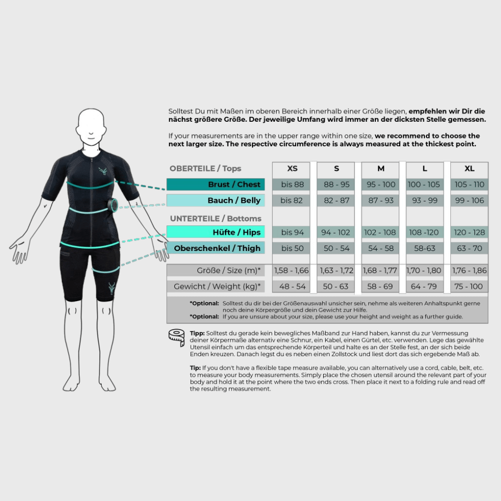 Antelope Evolution EMS Anzug m. Leggings (Männer) incl. Booster + App bei CardioZone günstig online kaufen