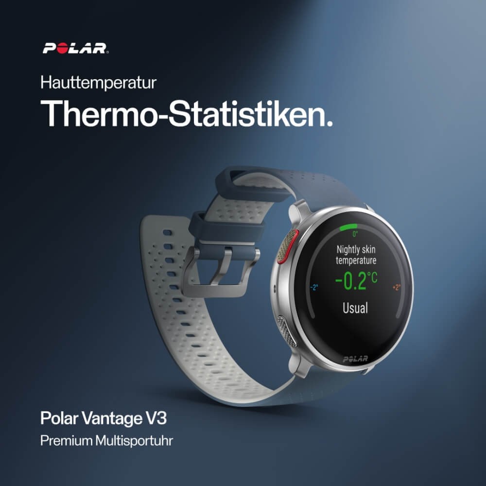 POLAR Vantage V3 Black Bundle Hook&Loop Nylon Klettarmband Orange bei CardioZone günstig online kaufen