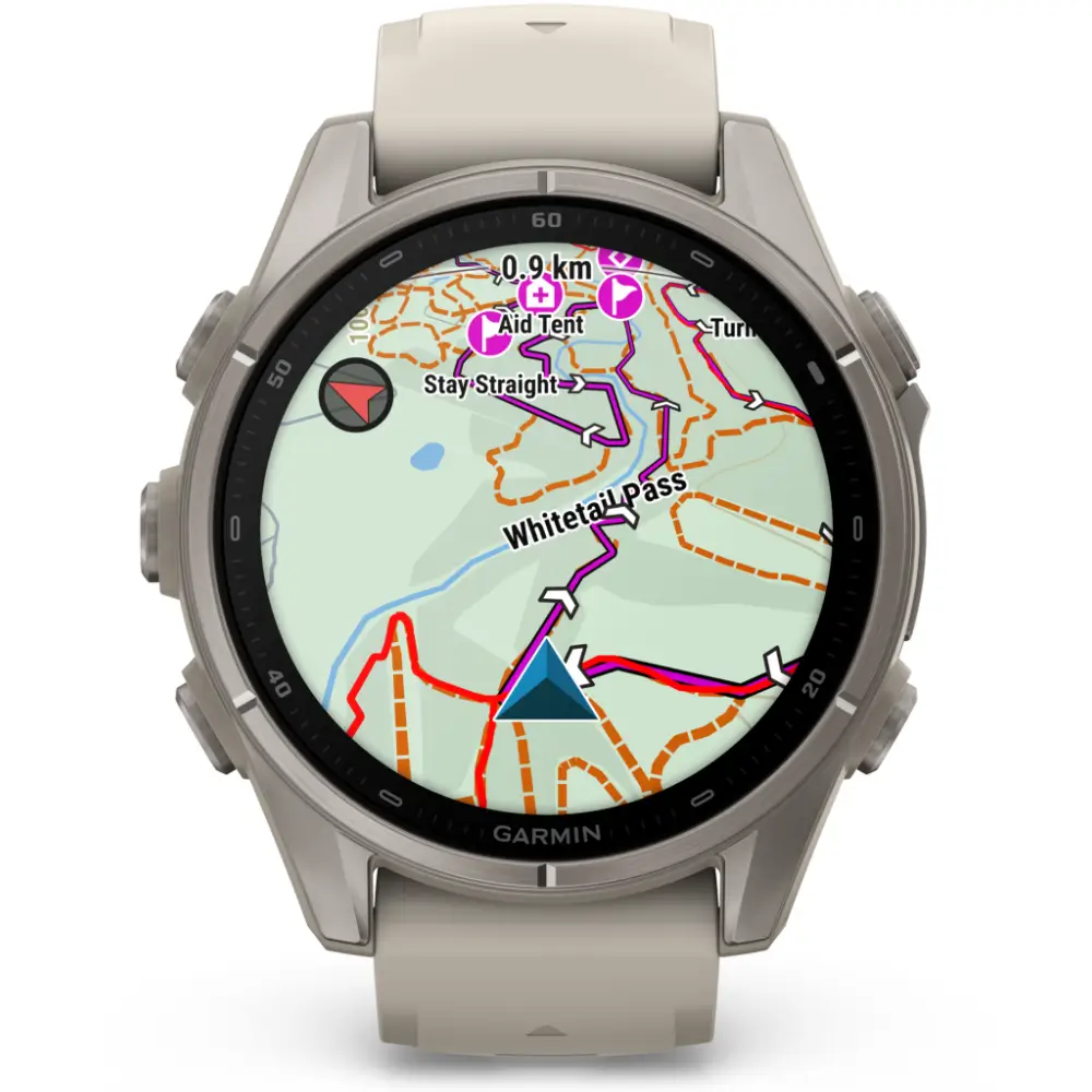 Garmin fenix 9 43mm Nebelgrau/Titan