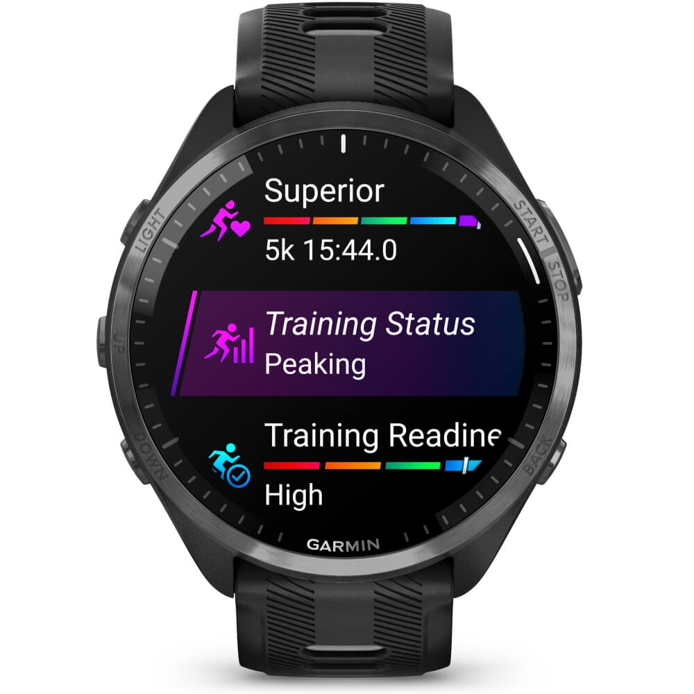 Garmin Forerunner 965 Schwarz/Carbongrau DLC Titan - Schwarz bei CardioZone günstig online kaufen