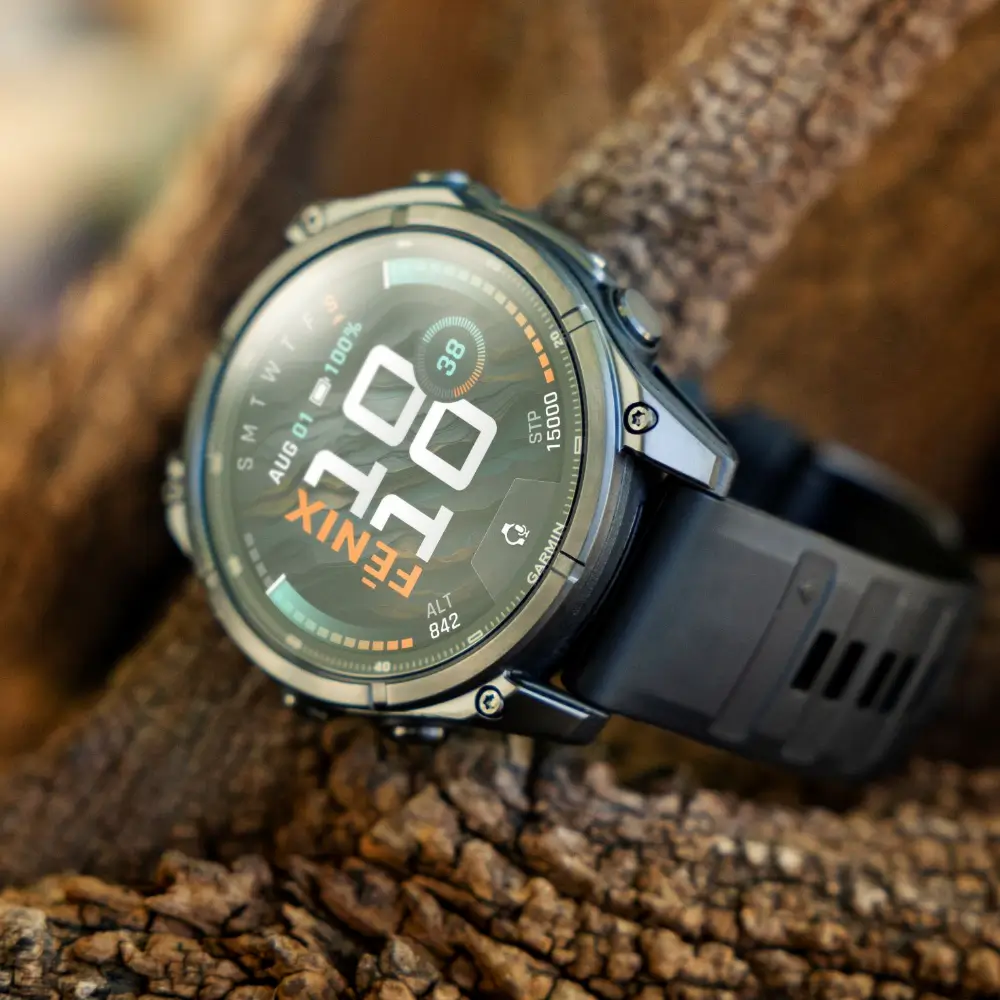 Garmin fenix 9 47mm Schwarz/Carbongrau DLC Titan