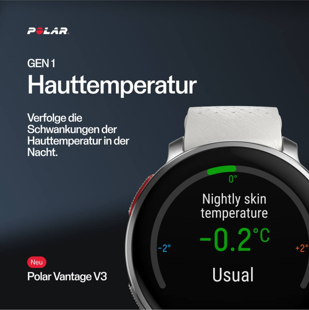 POLAR Vantage V3 Sunrise Apricot Premium Multisport Uhr Gr. S-L bei CardioZone günstig online kaufen