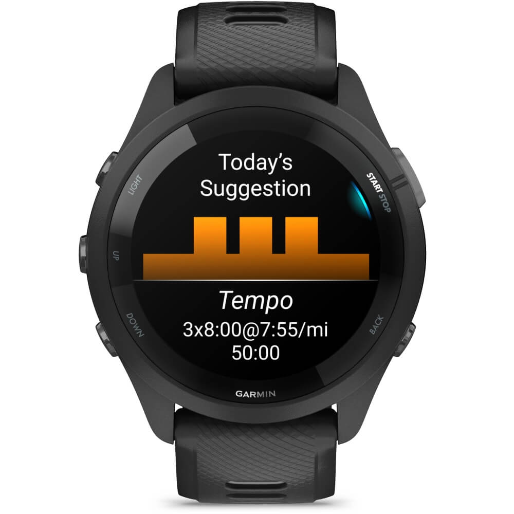 Garmin Forerunner 265 Schwarz - Schwarz/Hellgrau bei CardioZone günstig online kaufen
