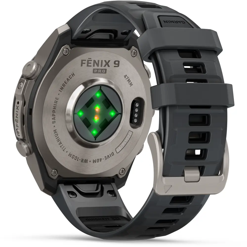 Garmin fenix 9 Pro inReach 47 mm Titan Graphit/Schwarz