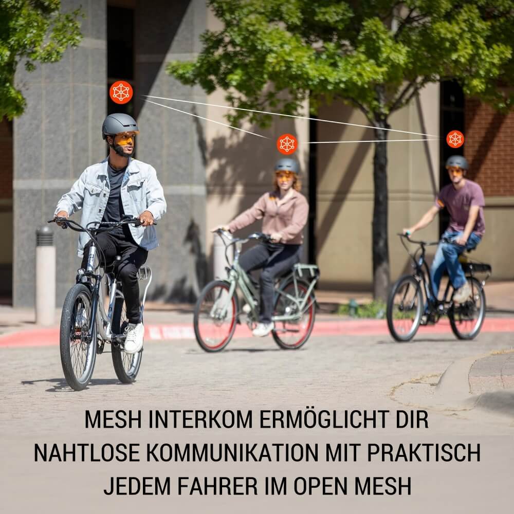 Sena U1 Smarter E-Bike Fahrradhelm Matt-Grau mit Mesh Interkom 800m Reichweite bei CardioZone günstig online kaufen