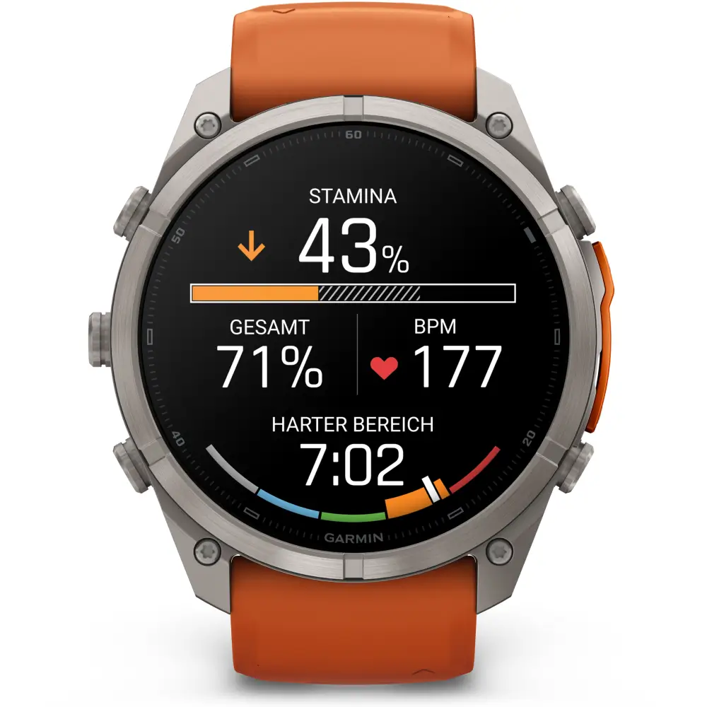 Garmin fenix 9 Pro inReach 51 mm Titan Autumn Orange/Spark Orange
