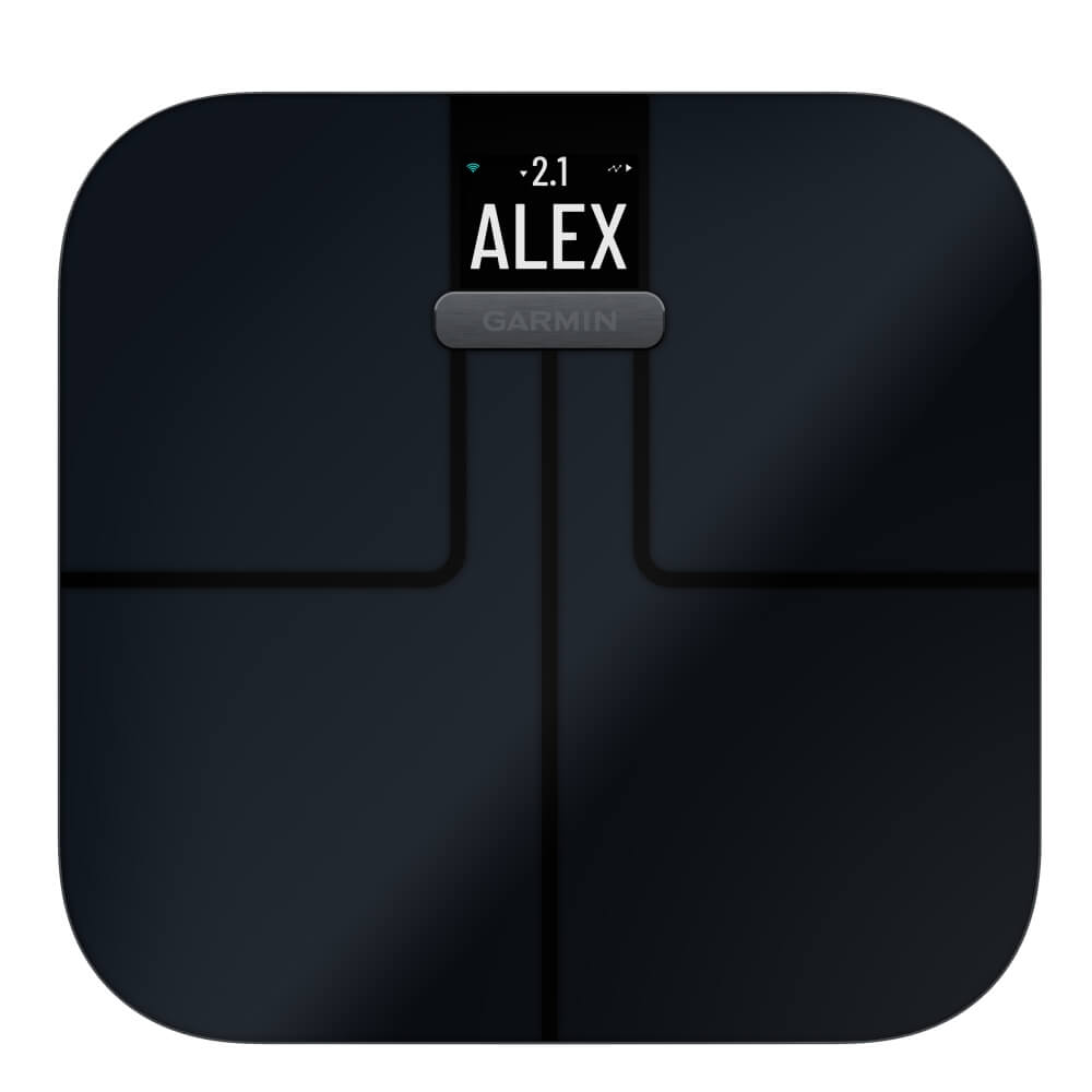 Garmin Index S2 Smart digitale Körperwaage m. WLAN + Bluetooth in Schwarz bei CardioZone günstig online kaufen