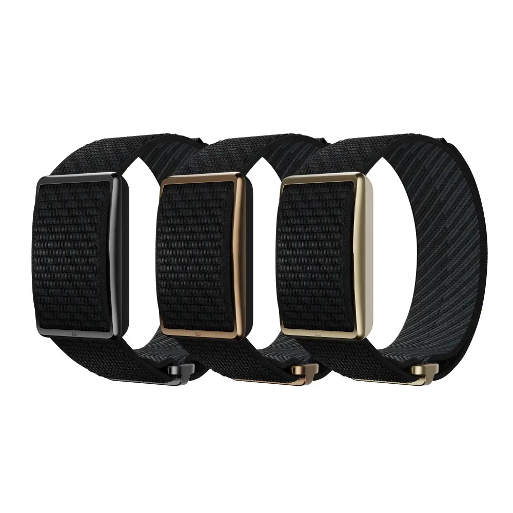 Polar Loop SoftWeave Wechselarmband – Night Black - kombiniert mit Loop Versionen 
