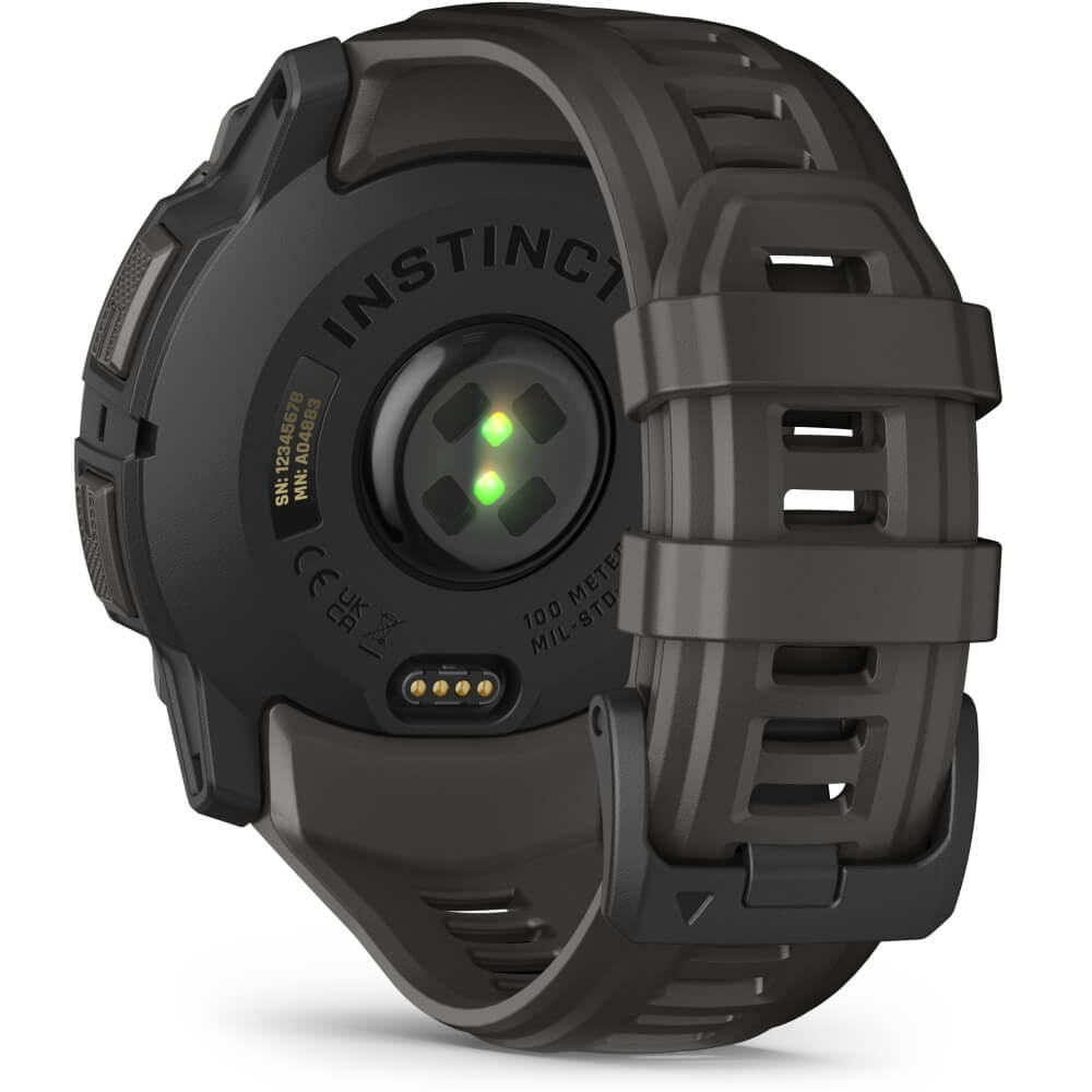 Garmin Instinct 3 AMOLED 50 mm Schwarz 26mm Silikonarmband Schwarz bei CardioZone günstig online kaufen