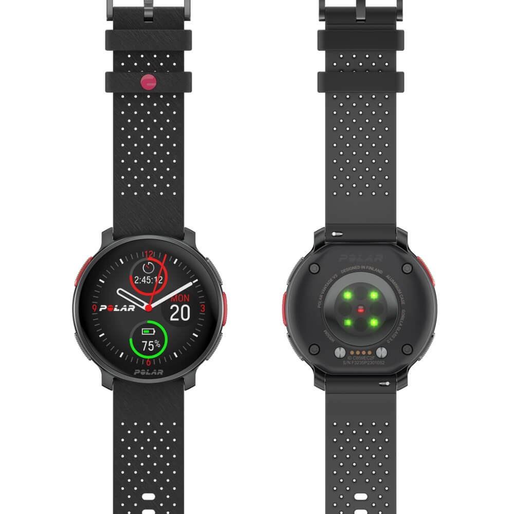 POLAR 22mm Silikon Armband Night Black für Vantage V3 u.a. bei CardioZone günstig online kaufen