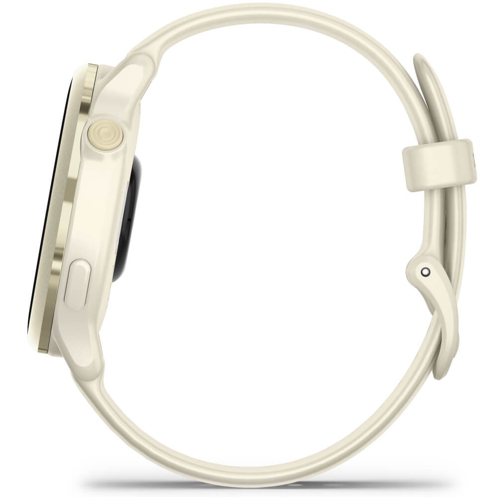 Garmin vivoactive 6 Bone/Lunargold Schnellwechsel-Silikon-Armband 20mm  bei CardioZone günstig online kaufen