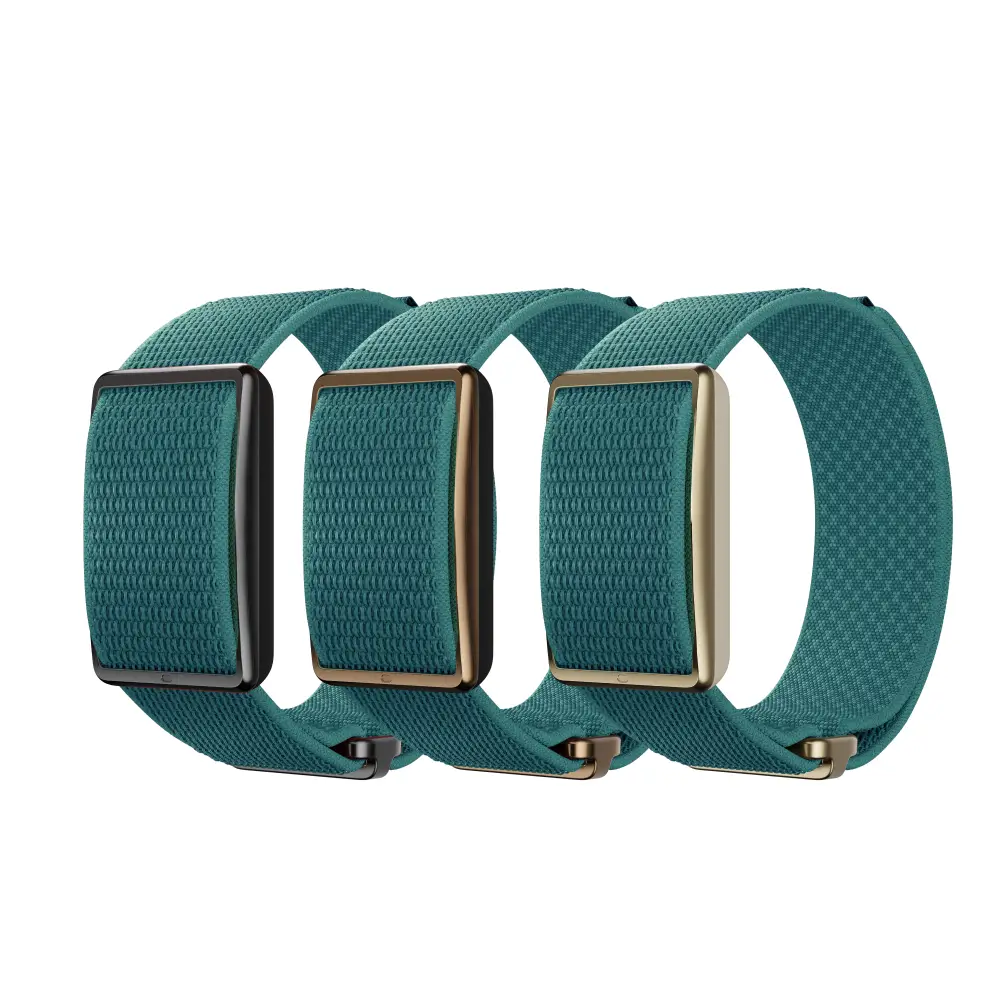 Polar Loop SoftWeave Wechselarmband – Nordic Teal - kombiniert mit Loop Versionen 