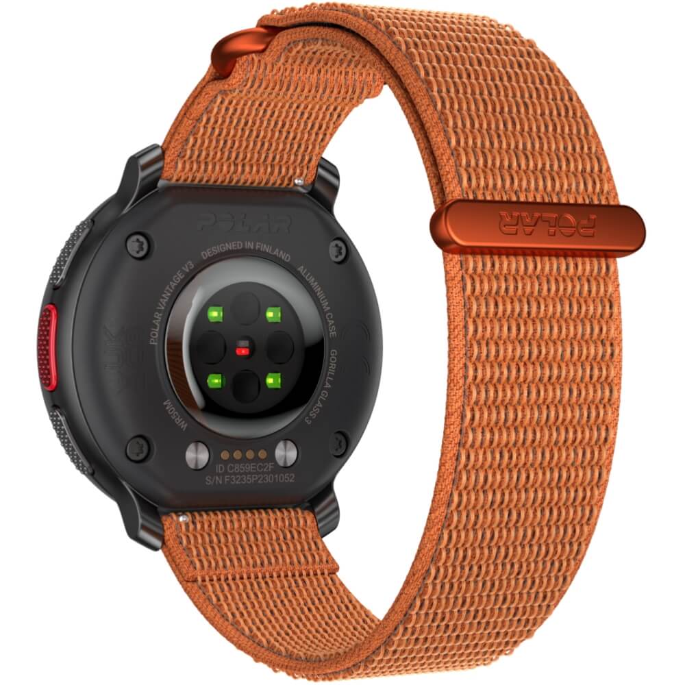 POLAR 22mm Nylon Armband Orange M/L Klettverschluss bei CardioZone günstig online kaufen